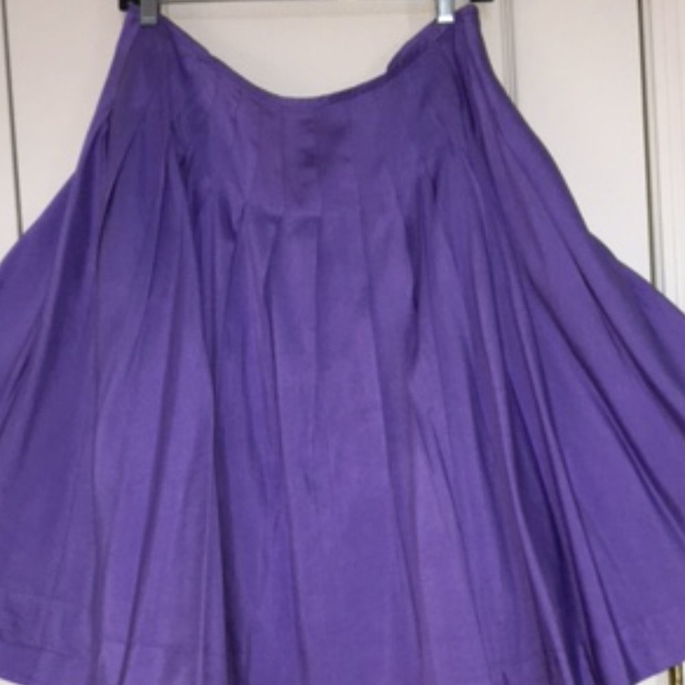 Lauren by Ralph Lauren 100% Silk Skirt